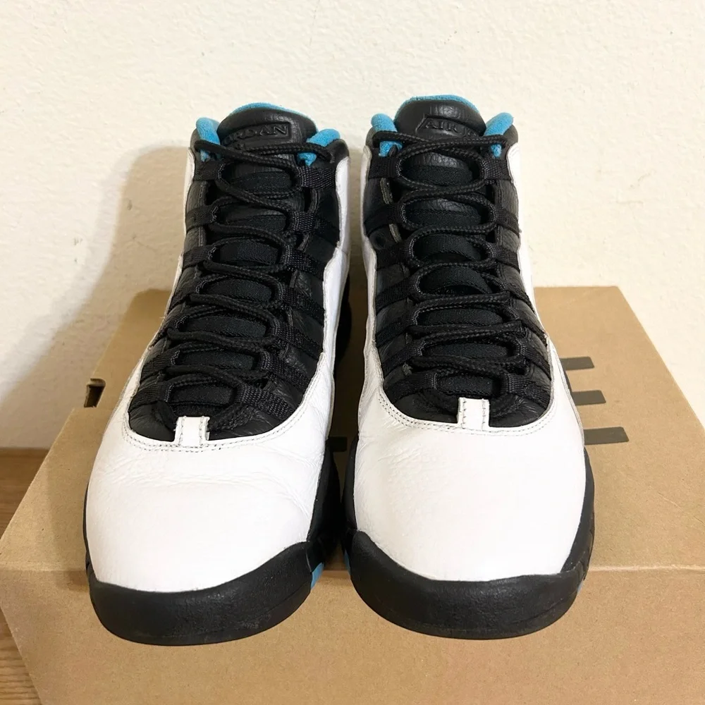 AUTHENTIC Jordan 10 Retro Powder Blue size 9.5 310805-106 2014 PRE-OWNED